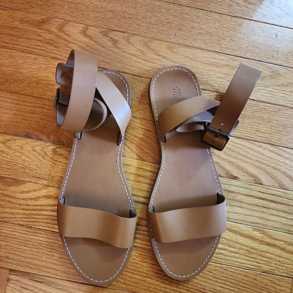 Madewell The Boardwalk Ankle Strap Sandals